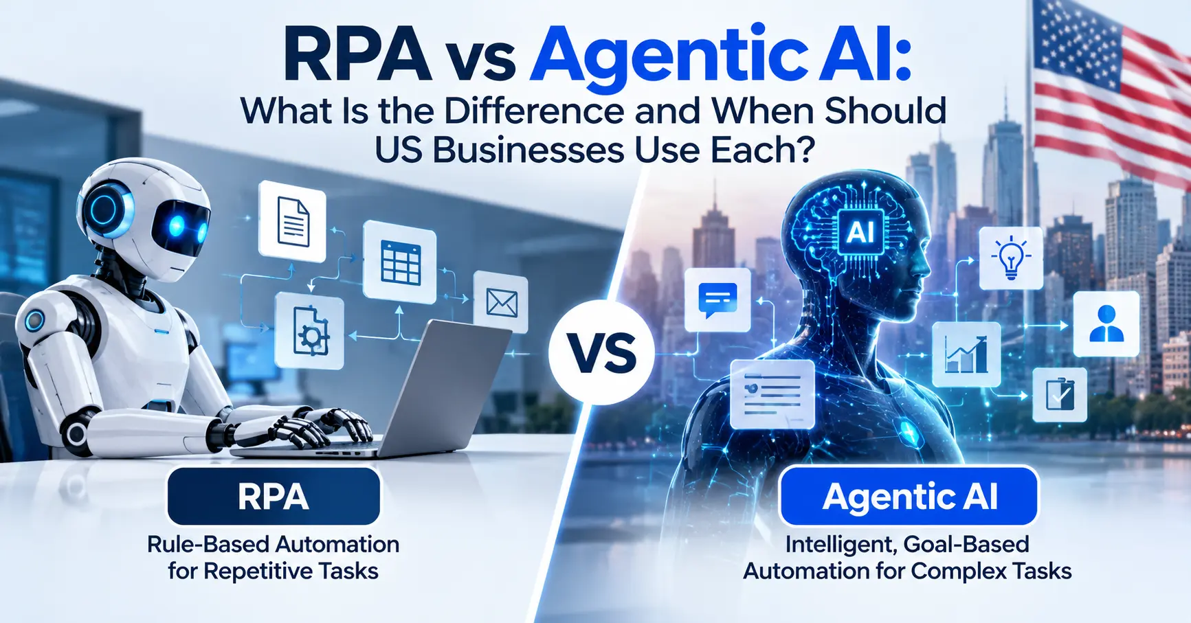 RPA vs Agentic AI for US businesses