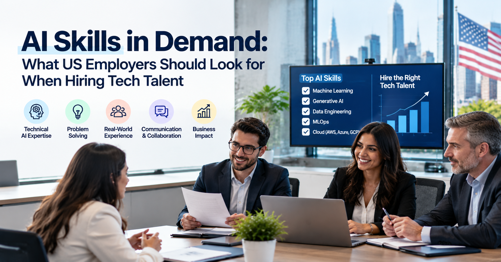 AI skills US employers should look for when hiring tech talent