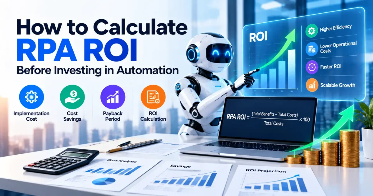 How to calculate RPA ROI before investing in automation
