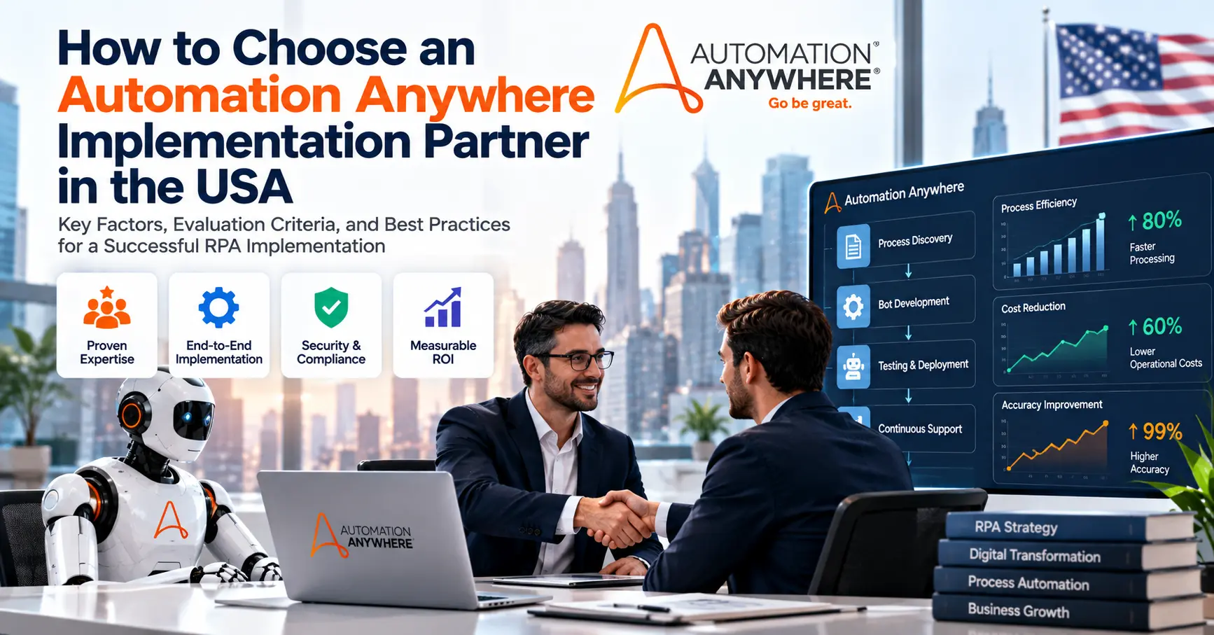 Choosing an Automation Anywhere implementation partner in the USA